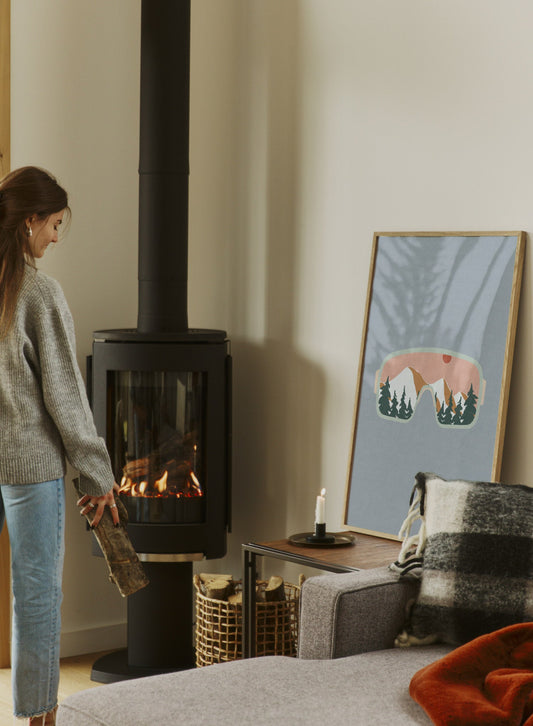 Snow-Colored Goggles, Poster